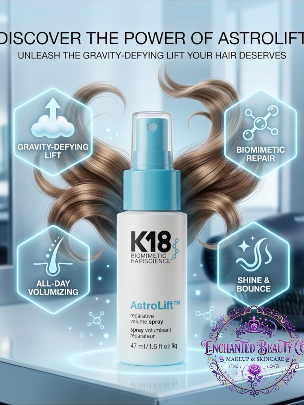 K18 AstroLift Reparative Volume Spray - Picture 3 of 3